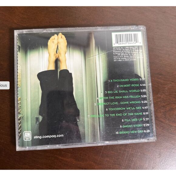 Sting – Brand New Day CD Album | 1999 A&M Records | Pop Rock Classic - Picture 1 of 3